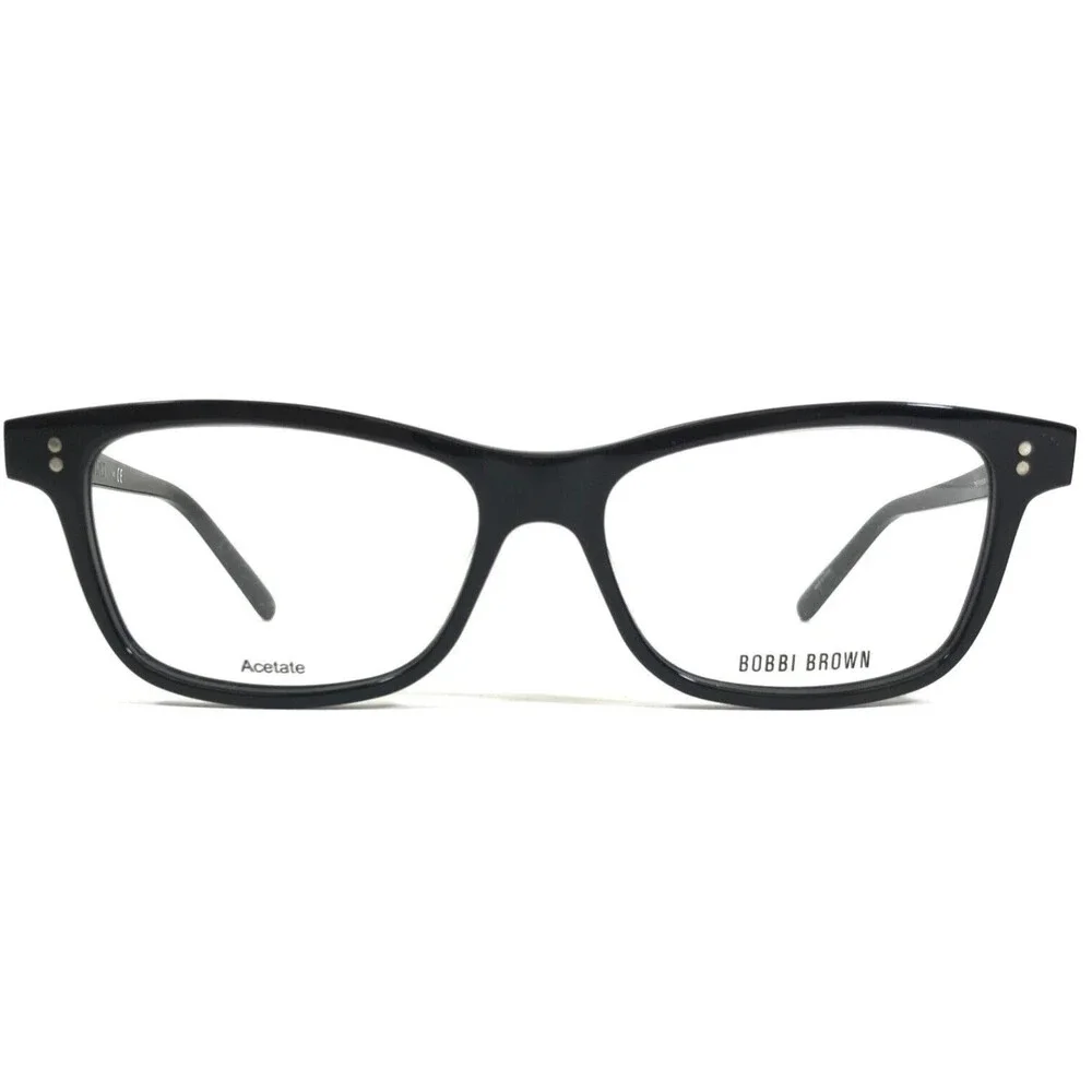 Bobbi Brown Eyeglasses Frames THE WILSON 0807 Black Rectangular 51-15-140